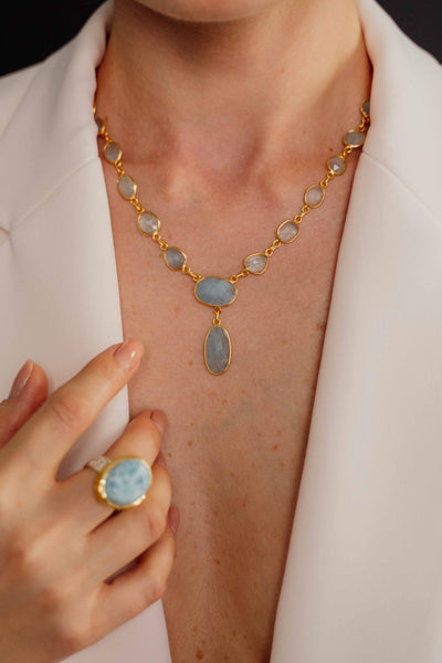 Aquamarine & Silver 925