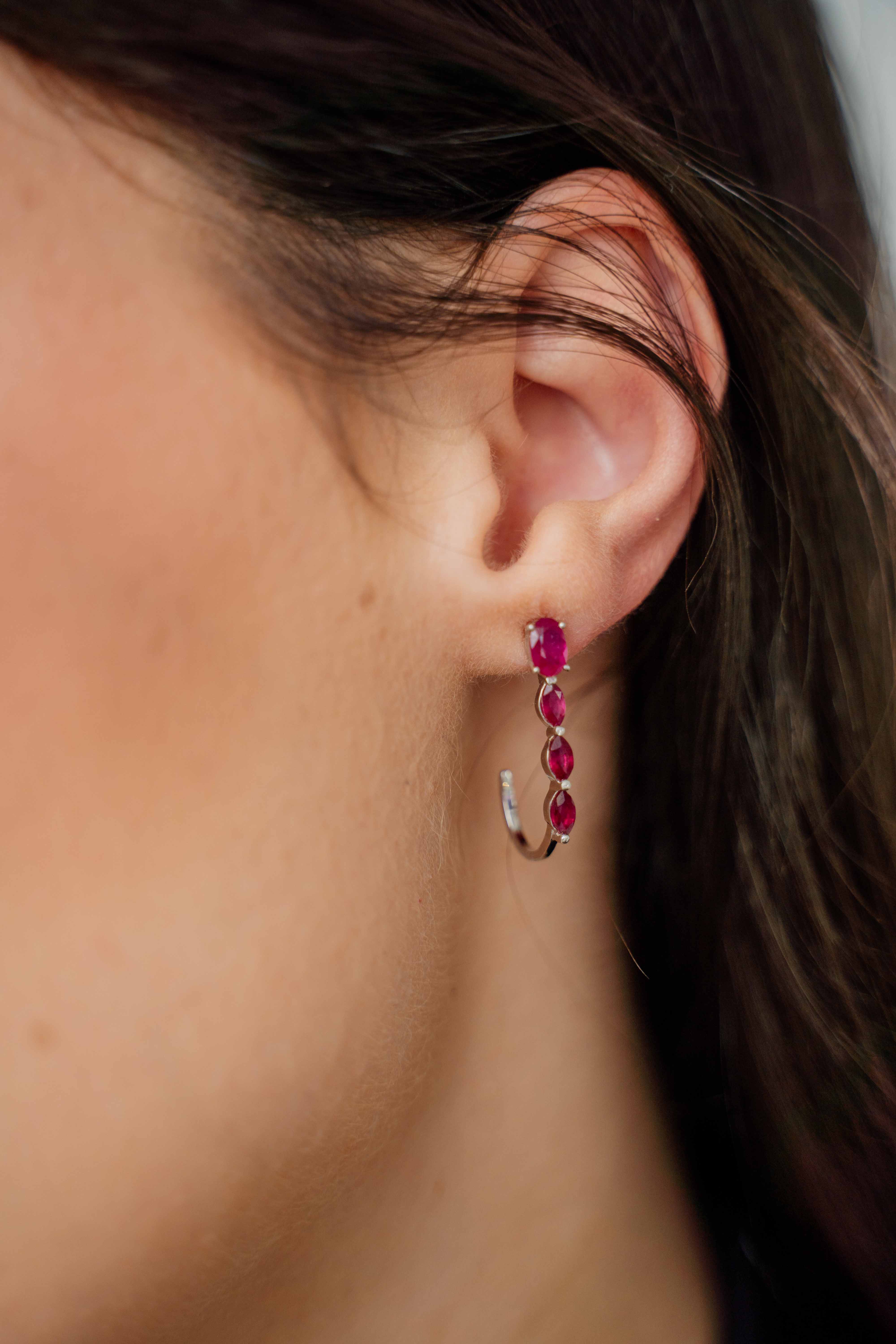 Conjunto Ruby Majesty | Prata de Lei e Rubis Facetados