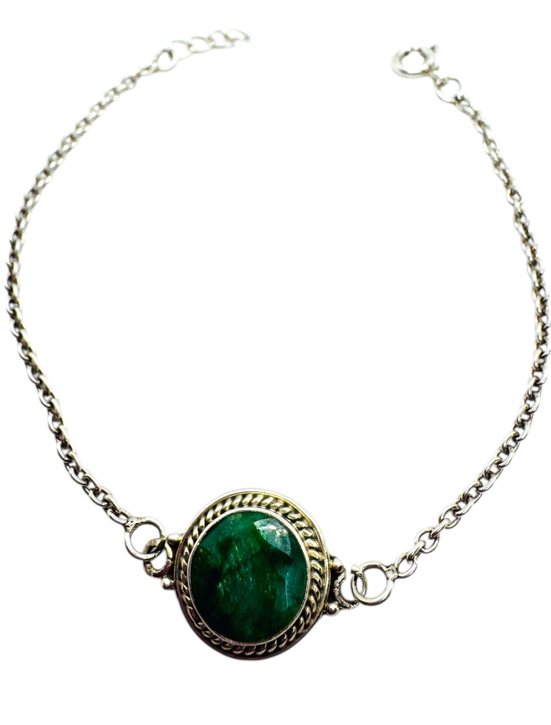 Pulseira | Prata de Lei e Esmeralda