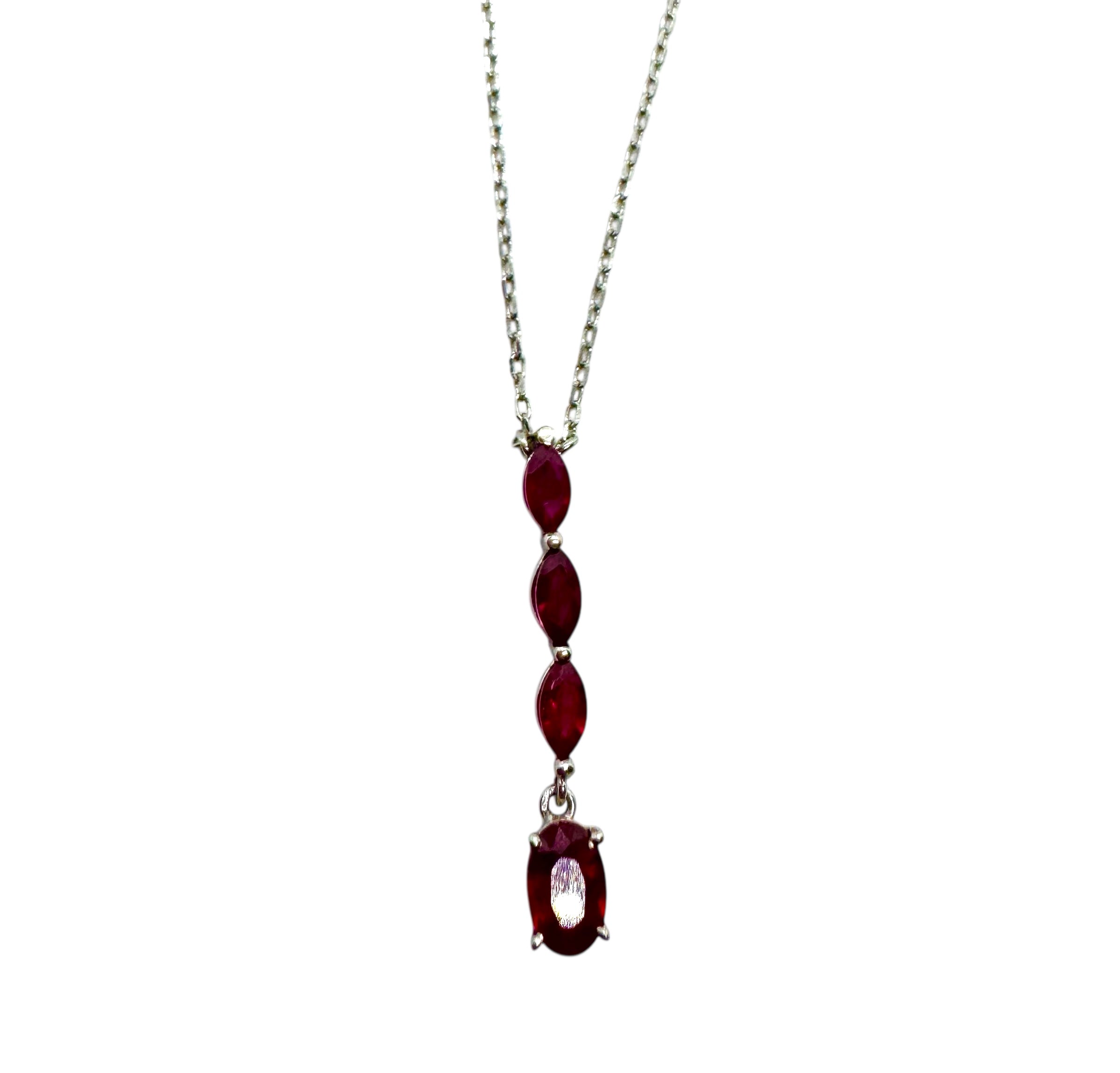 Conjunto Ruby Majesty | Prata de Lei e Rubis Facetados