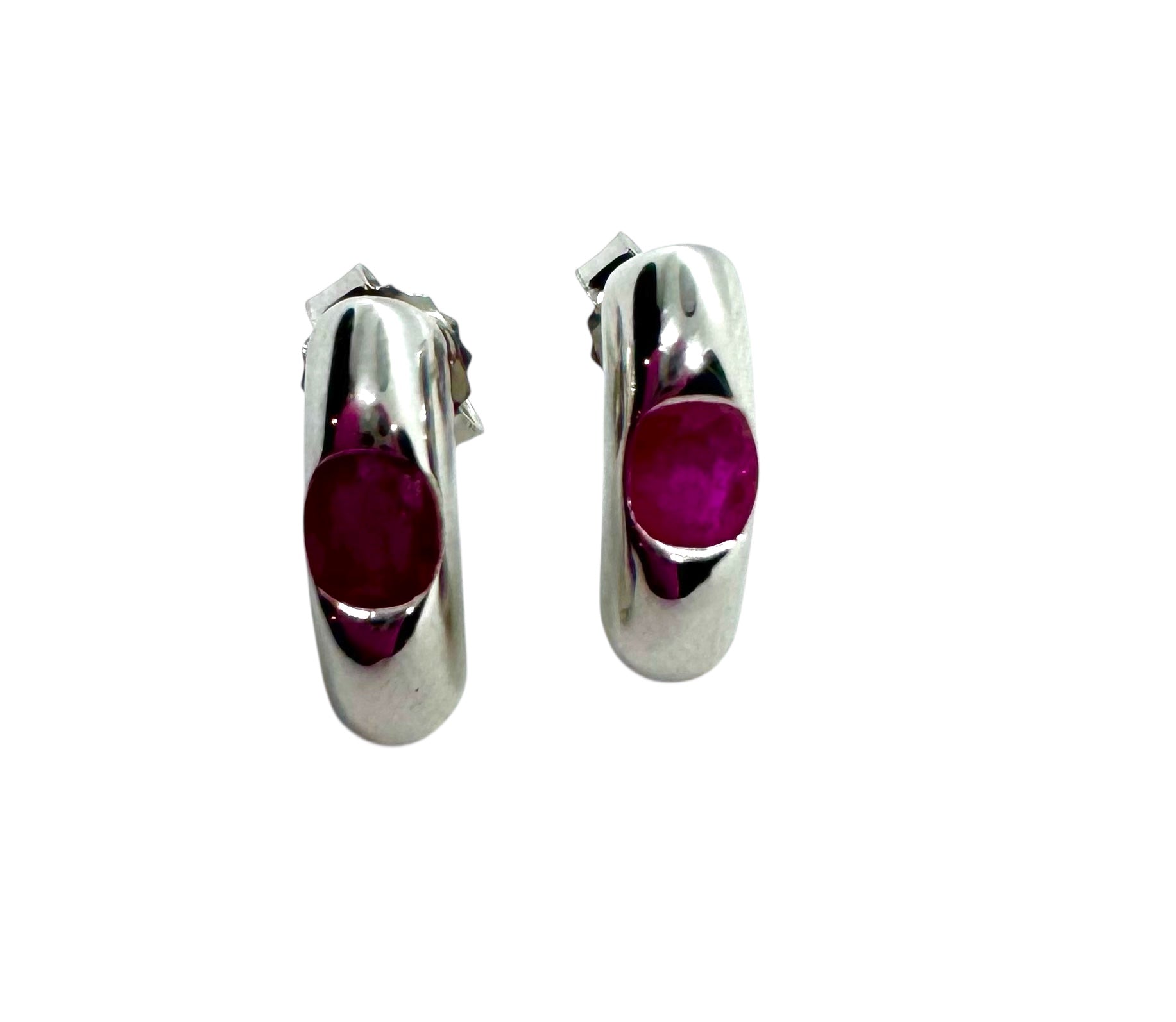Conjunto Ruby Elegance | Prata de Lei e Rubis Facetados