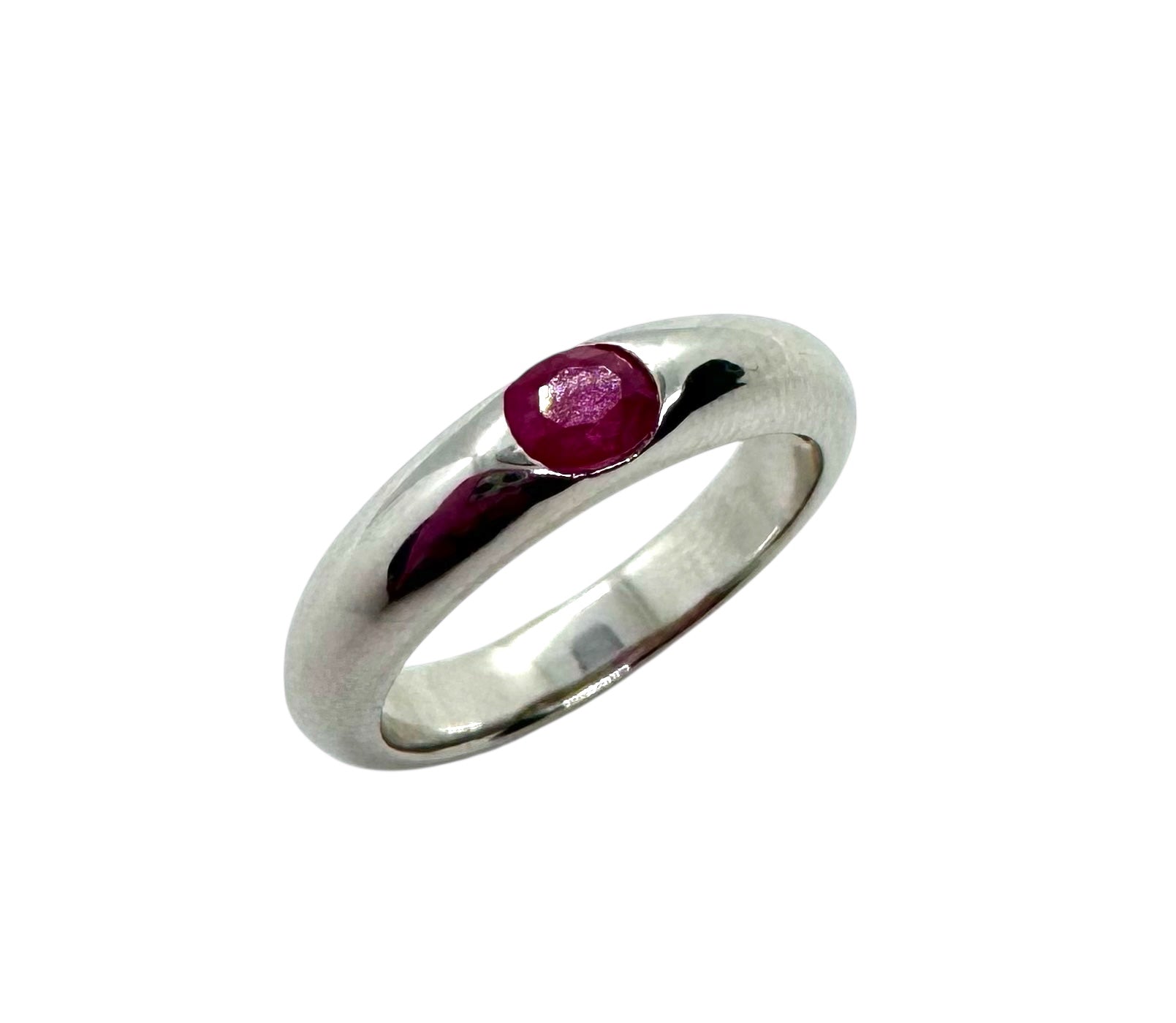 Conjunto Ruby Elegance | Prata de Lei e Rubis Facetados