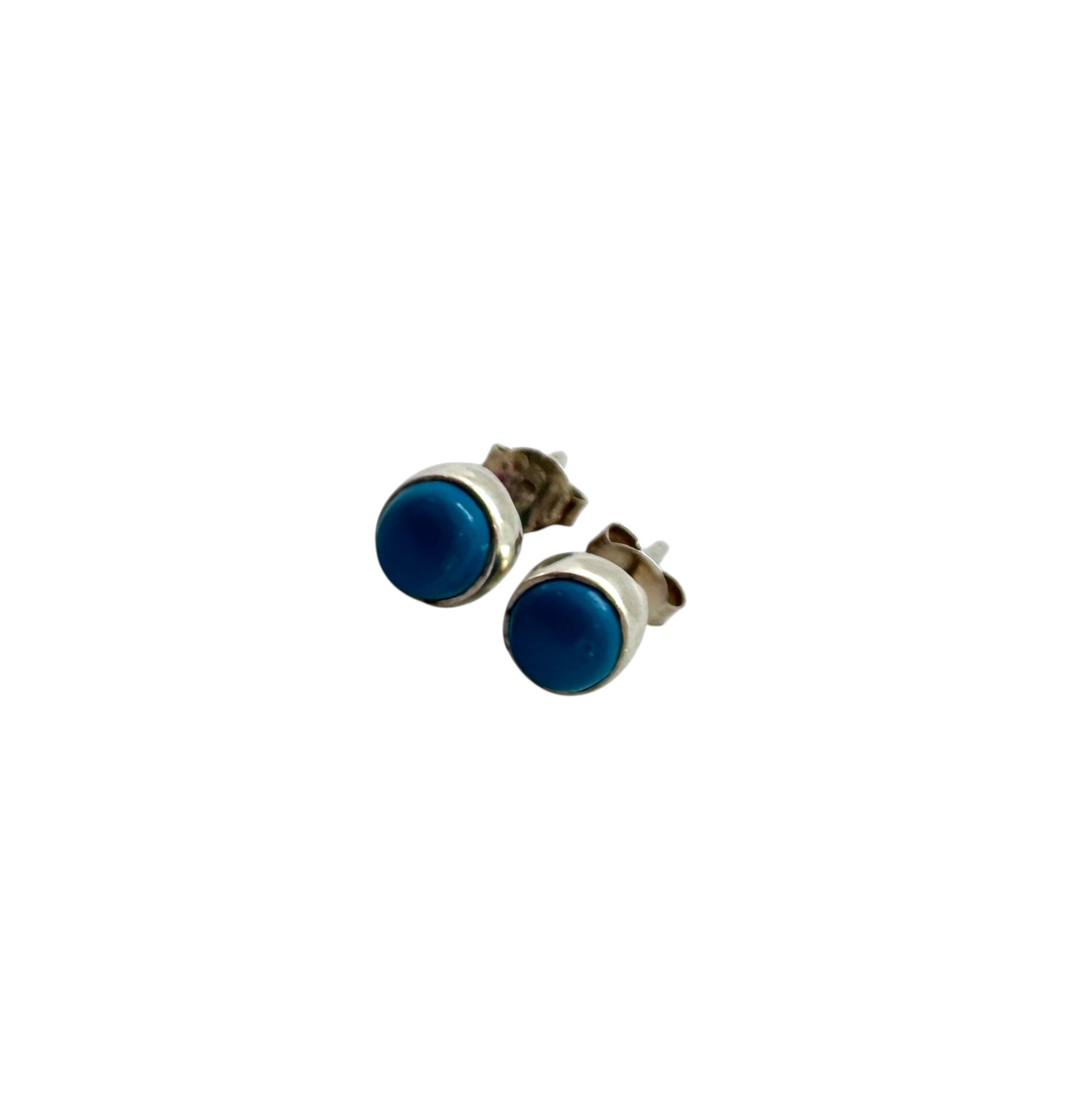 Brincos Cabochão de Lápis-Lazúli | Prata de Lei