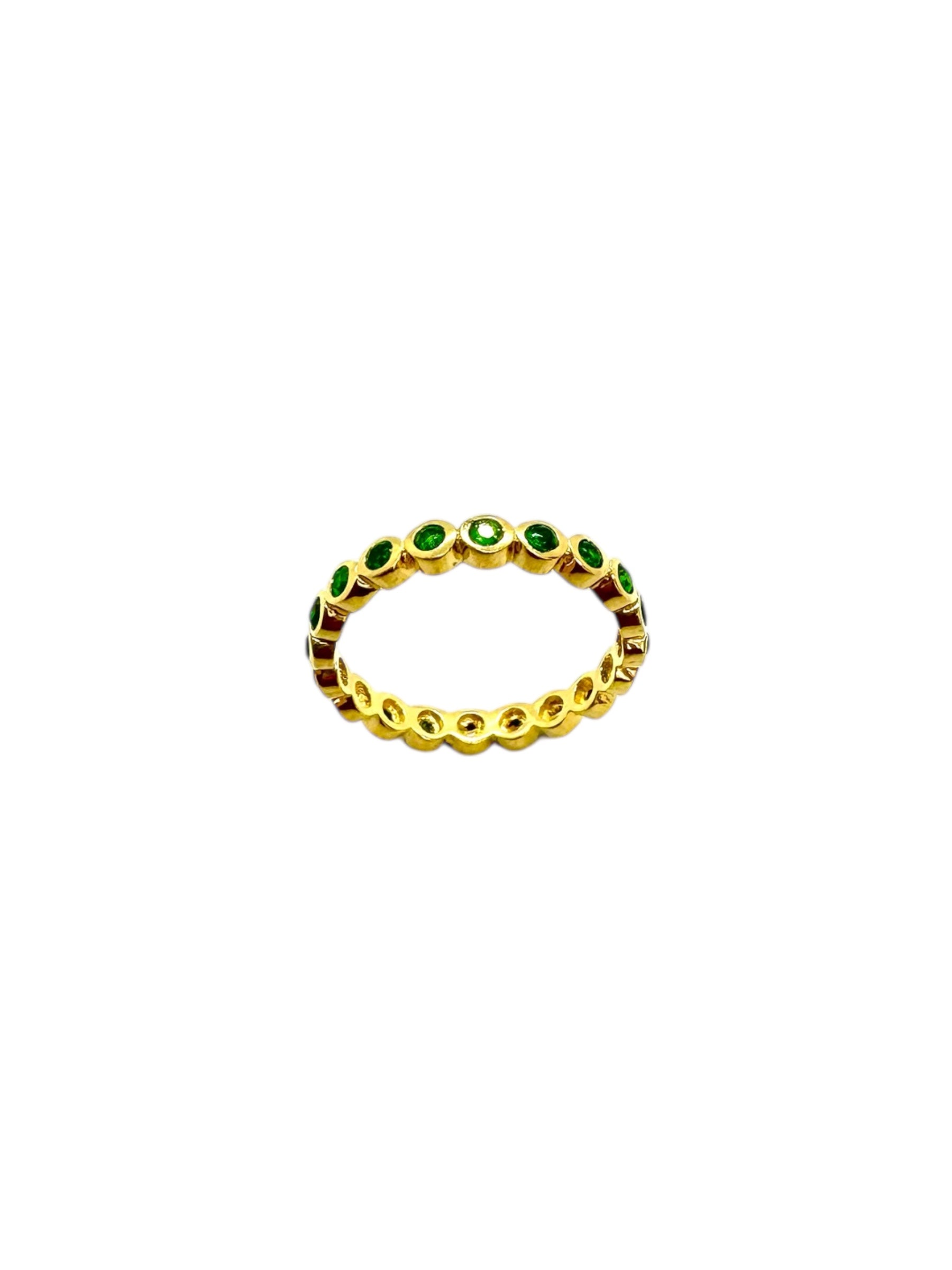 Multi peridotos e prata de lei banhada a ouro
