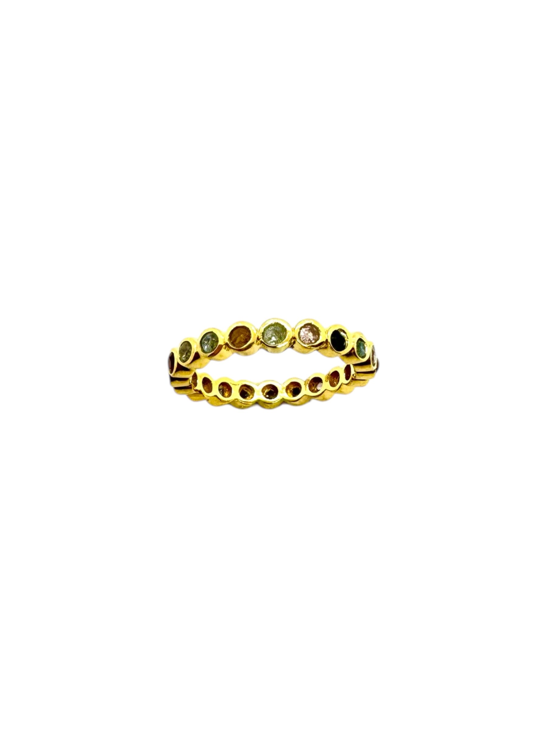 Multi Stones & Gold-Plated Sterling Silver